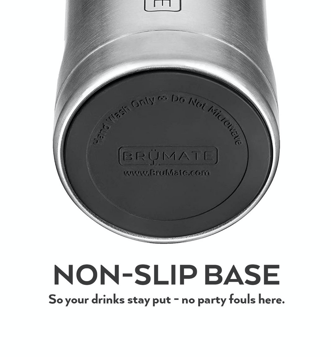 BruMate: HOPSULATOR SLIM | GLITTER CHARCOAL (12OZ SLIM CANS)