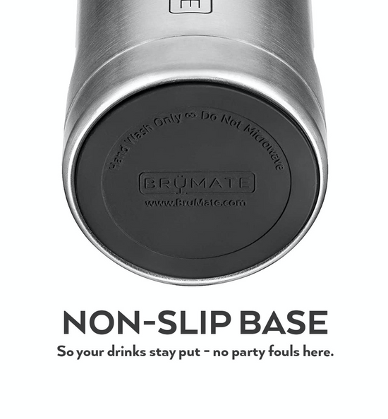 BruMate: HOPSULATOR SLIM | MATTE GRAY (12OZ SLIM CANS)