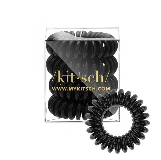 Kitsch 4 Pack Hair Coils - Black