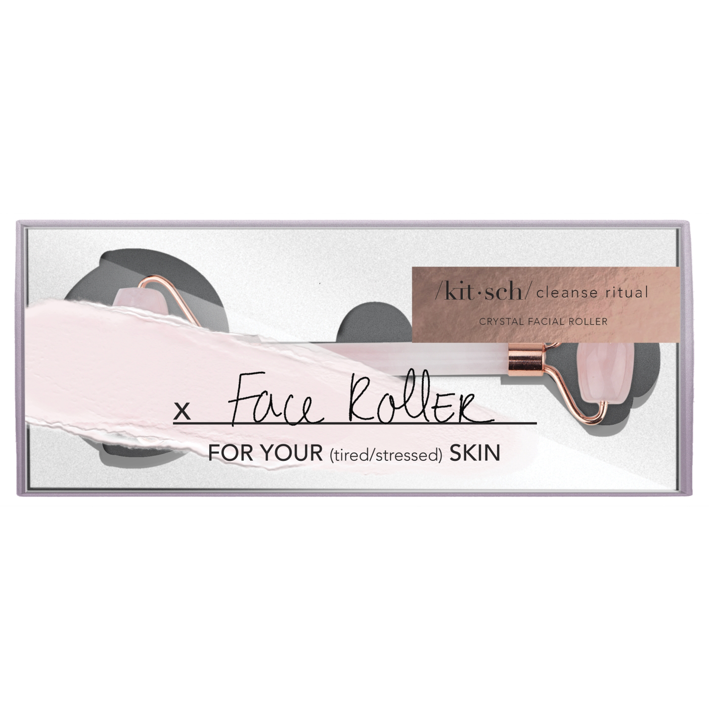 Load image into Gallery viewer, Kitsch Rose Quartz Facial Roller
