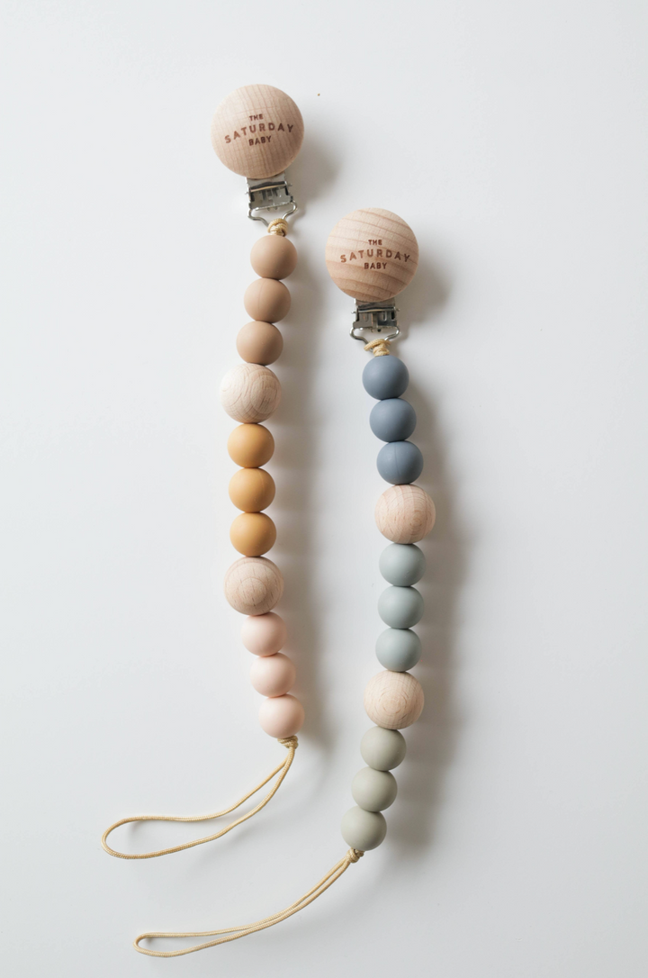 The Saturday Baby - Pacifier Clips - Sun