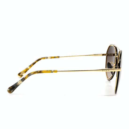 DIFF EYEWEAR - LENOX - GOLD + SEA TORTOISE TIPS + BROWN GRADIENT