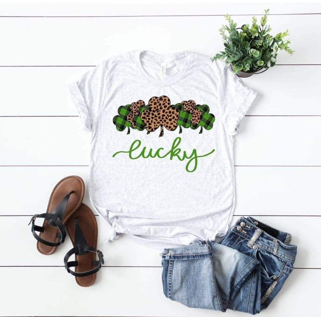 Leopard Lucky Graphic Tee