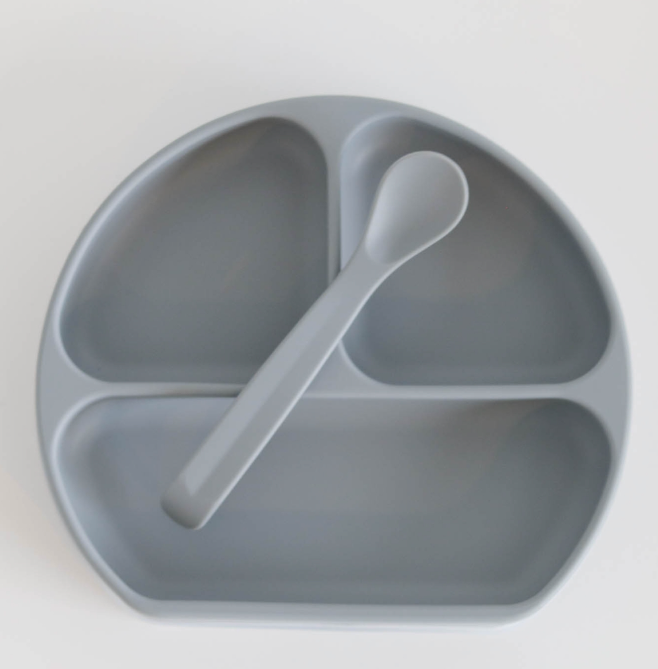 The Saturday Baby - Silicone Suction Plate - Sky
