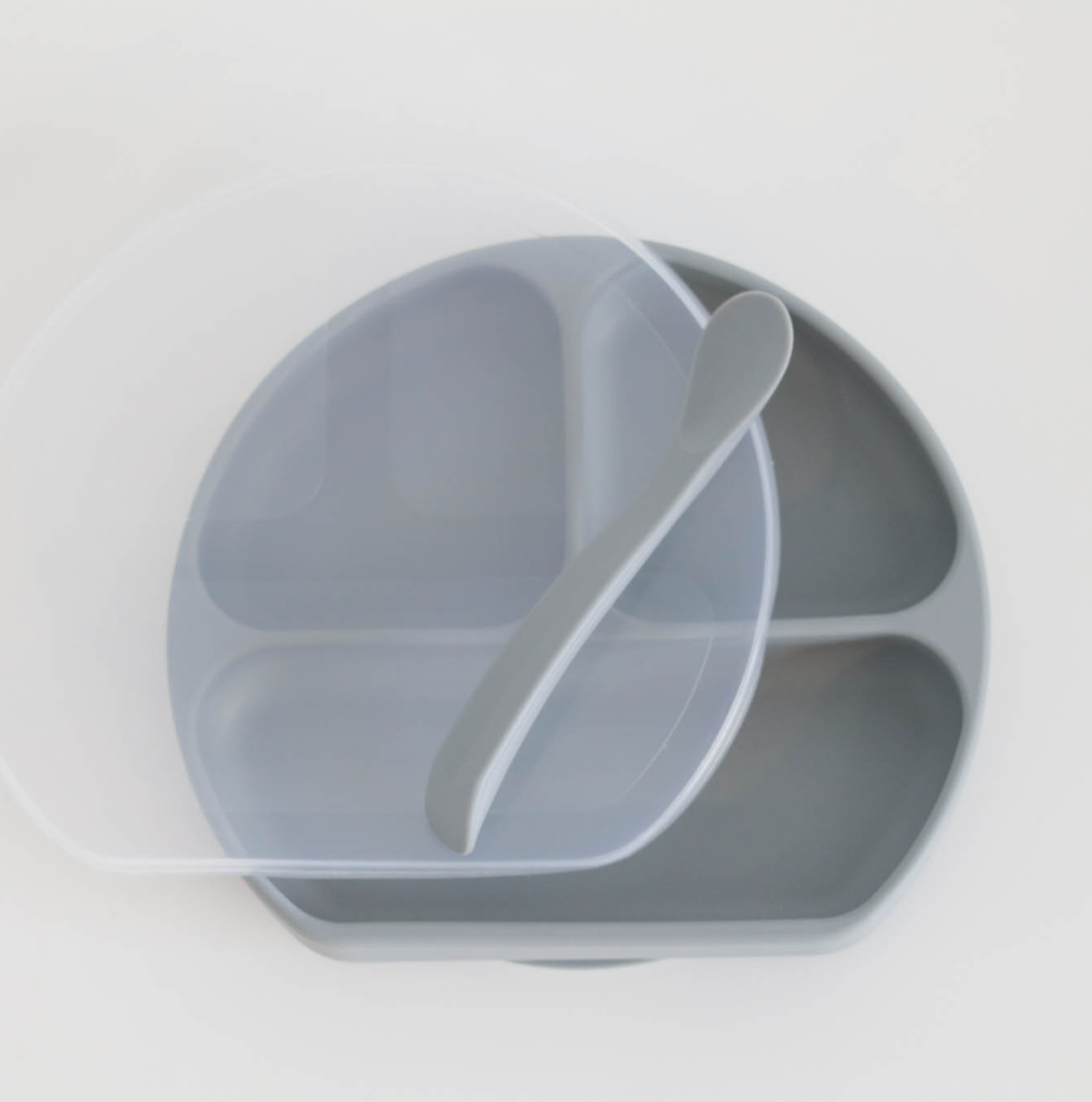 The Saturday Baby - Silicone Suction Plate - Sky