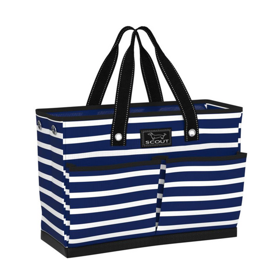 This bag is well-suited for multiple uses with four exterior pockets, a roomy interior, and a max-capacity breakaway zipper. Not your usual fabric, this unique material is durable, lightweight, and keeps things dry for whatever your day throws at you.