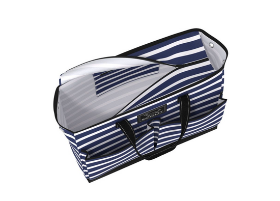 Load image into Gallery viewer, This bag is well-suited for multiple uses with four exterior pockets, a roomy interior, and a max-capacity breakaway zipper. Not your usual fabric, this unique material is durable, lightweight, and keeps things dry for whatever your day throws at you.
