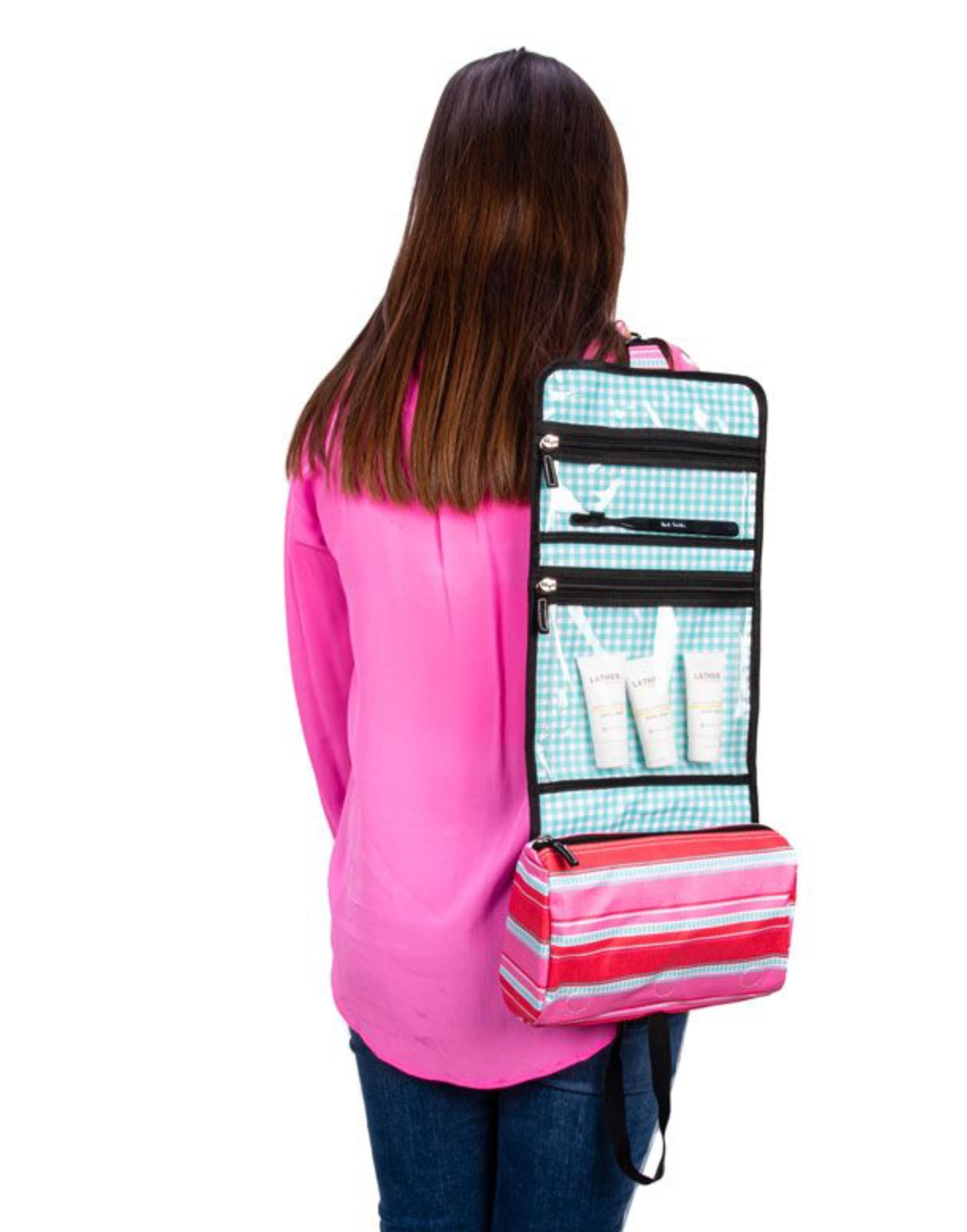 Beauty Burrito- Hanging Toiletry Bag- Scout