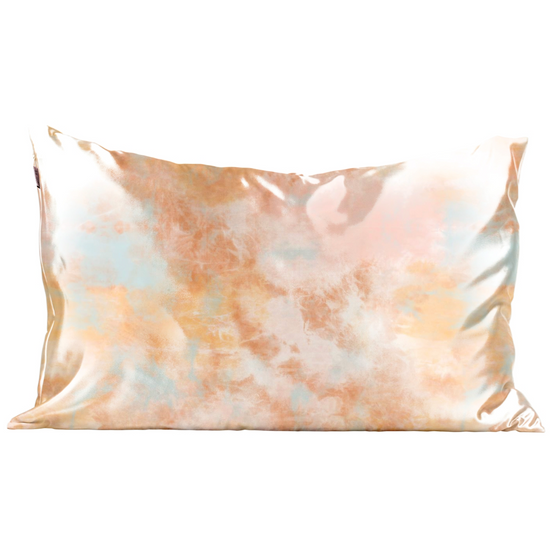 Load image into Gallery viewer, Kitsch: Satin Pillowcase - Sunset Tie Dye
