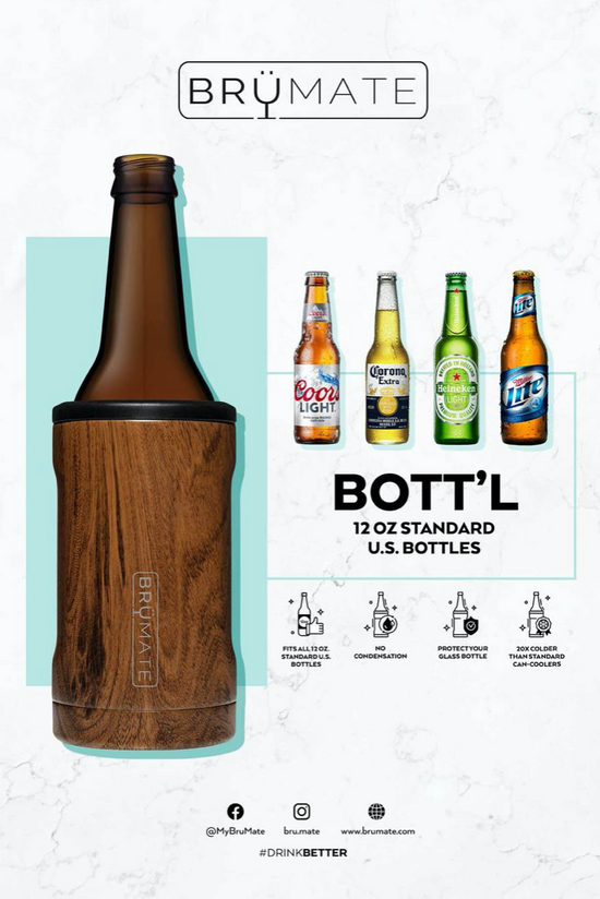 BruMate: HOPSULATOR BOTT'L | PINEAPPLE (12OZ BOTTLES)