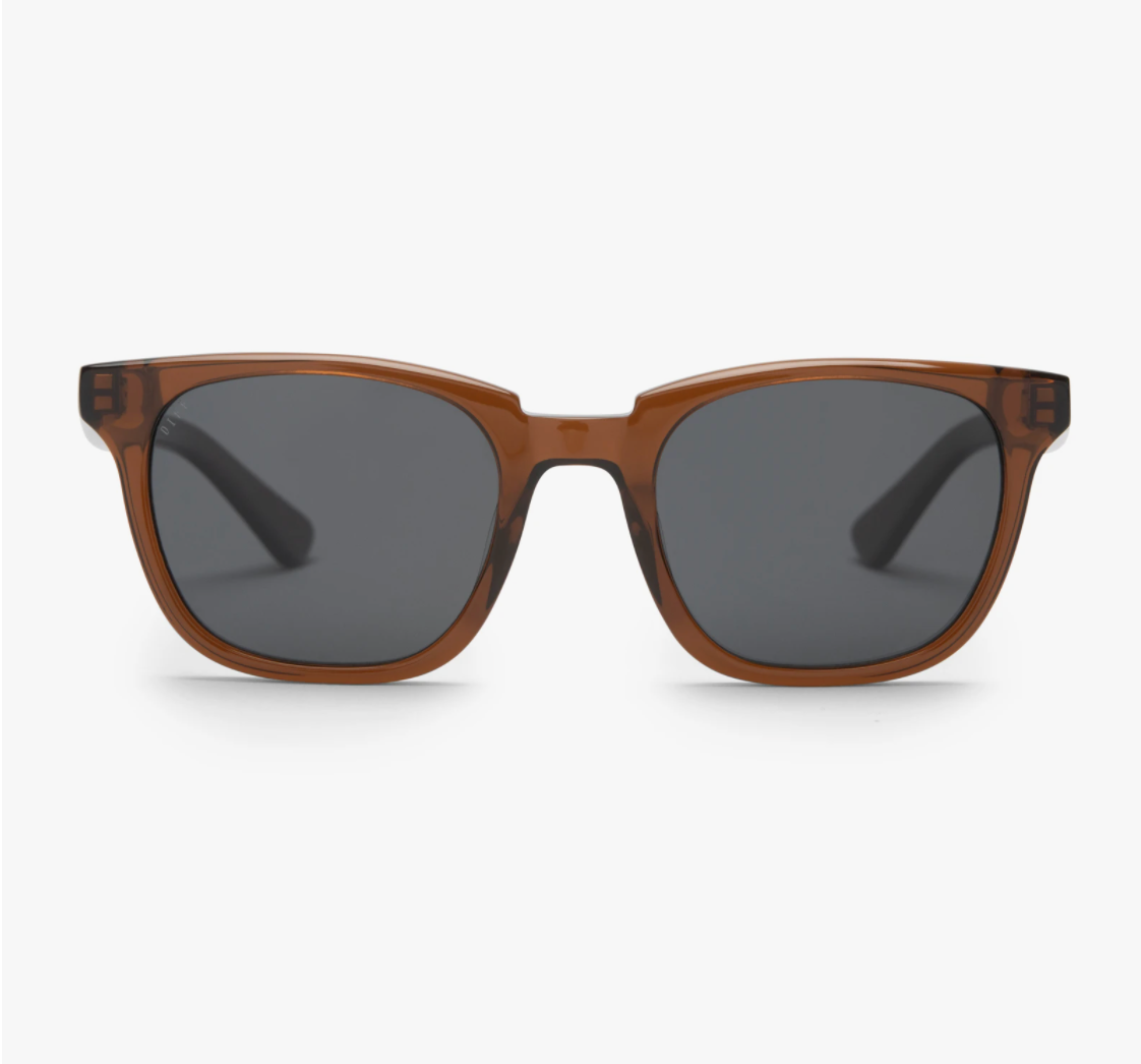 Load image into Gallery viewer, Colton -Diff Eyewear -Whiskey + Grey Polarized
