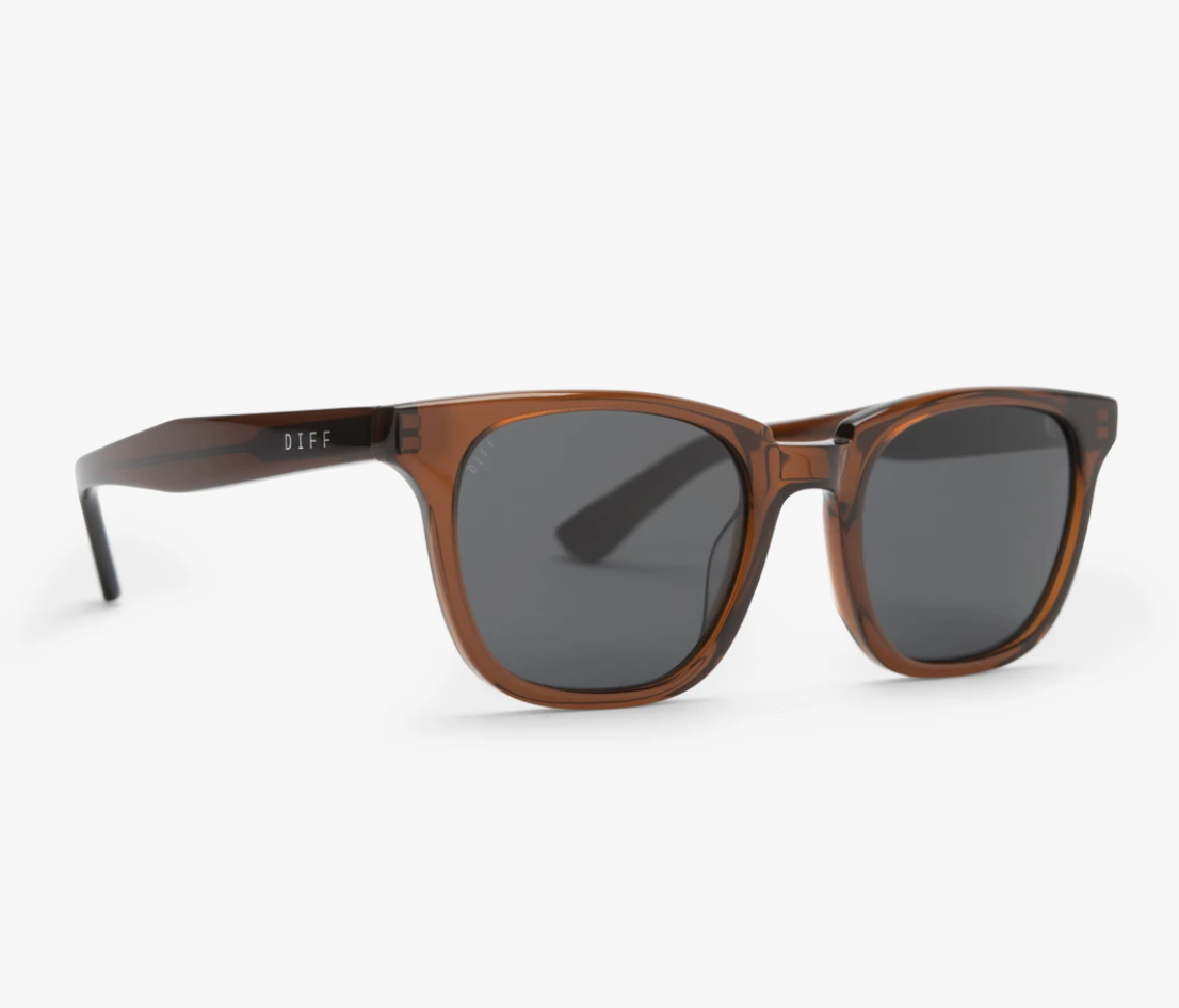 Colton -Diff Eyewear -Whiskey + Grey Polarized