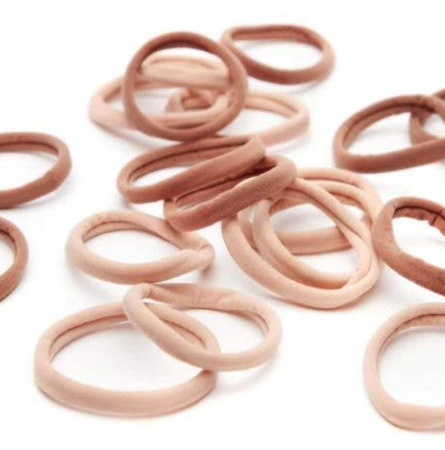 Recycled Nylon Elastics 20pc Set - Blush -Kitsch