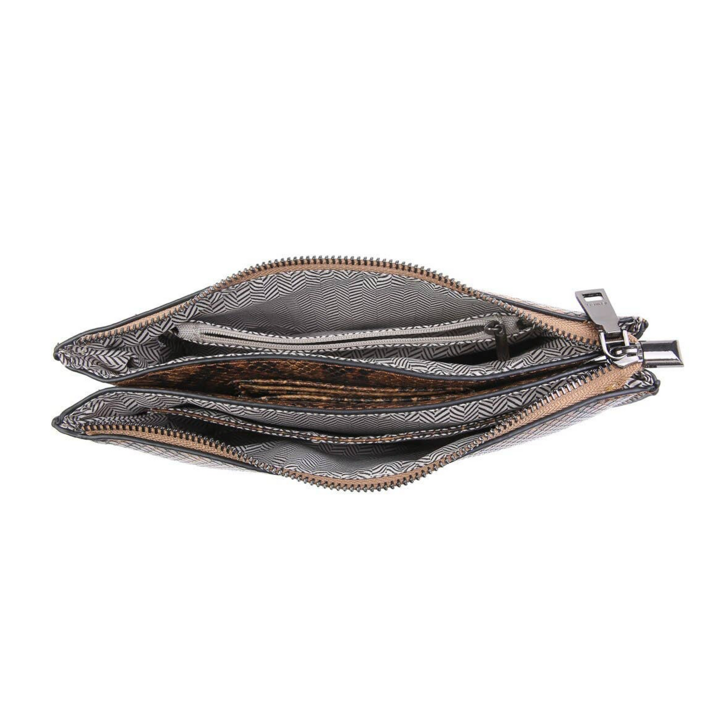 Load image into Gallery viewer, Mila Dual Compartment Crossbody/Clutch -Sand
