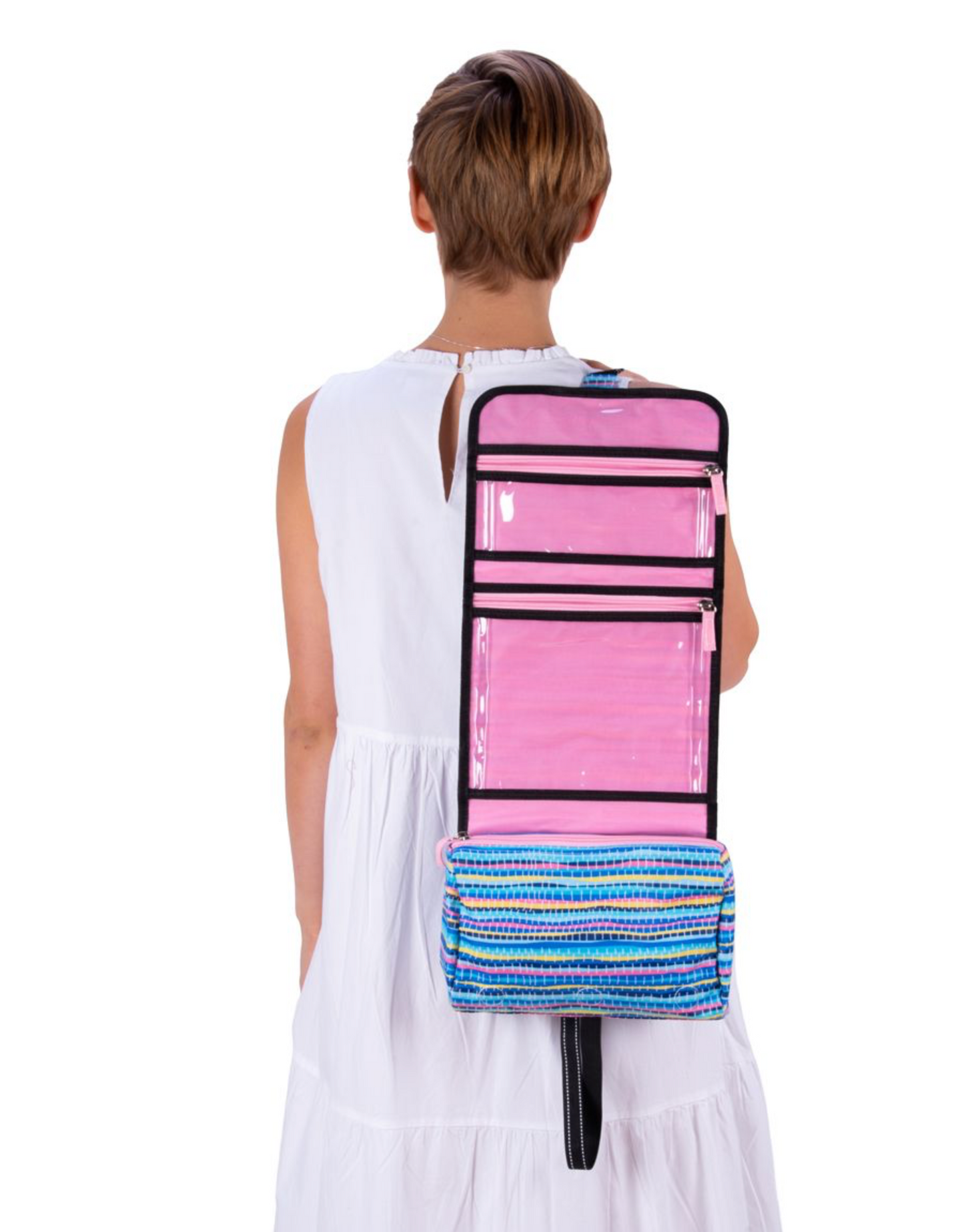 Beauty Burrito- Hanging Toiletry Bag- Scout