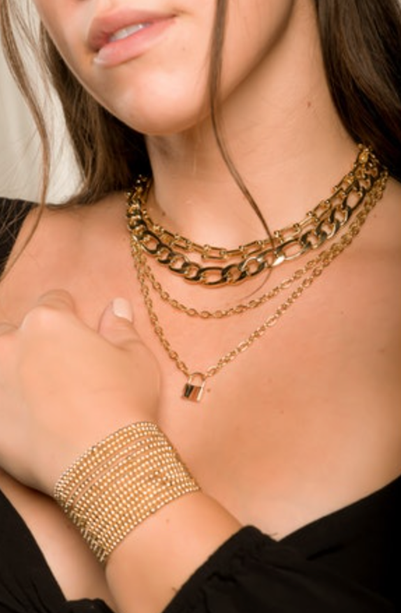 Banks Chain Necklace Gold