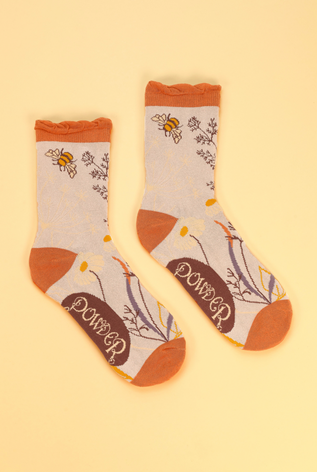 Summer Meadow Socks -Stone