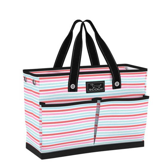 This bag is well-suited for multiple uses with four exterior pockets, a roomy interior, and a max-capacity breakaway zipper. Not your usual fabric, this unique material is durable, lightweight, and keeps things dry for whatever your day throws at you.