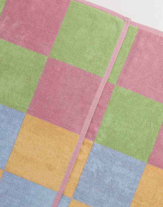 Bath Towel - Stucco Multi-Check