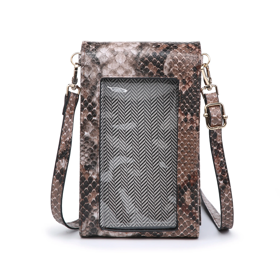 Ayla Touch Sensitive Cell Phone Bag -Ink
