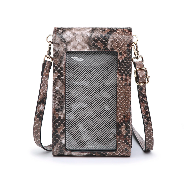 Ayla Touch Sensitive Cell Phone Bag -Ink