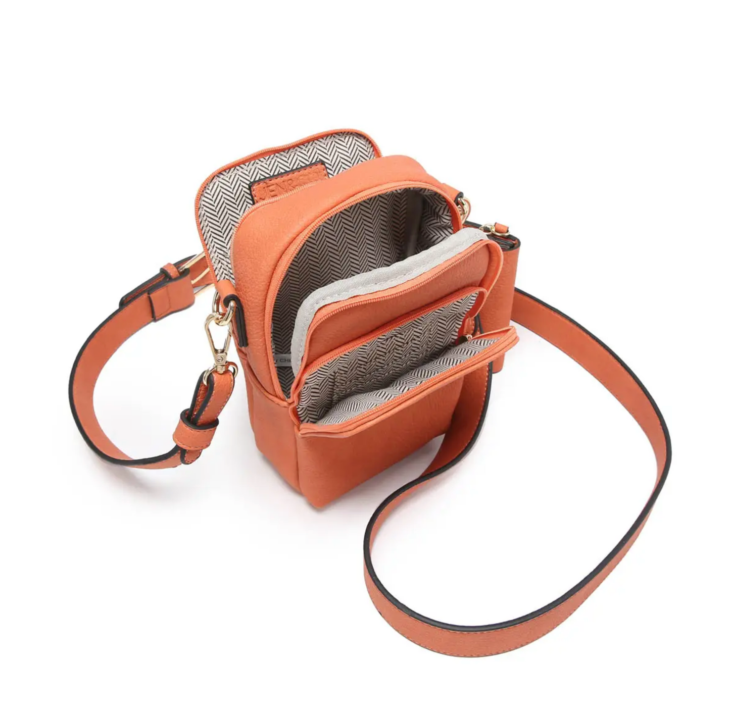 Parker Compartment Crossbody - Earth Grey