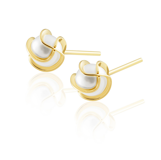 Sahira: Samoa Pearl Studs