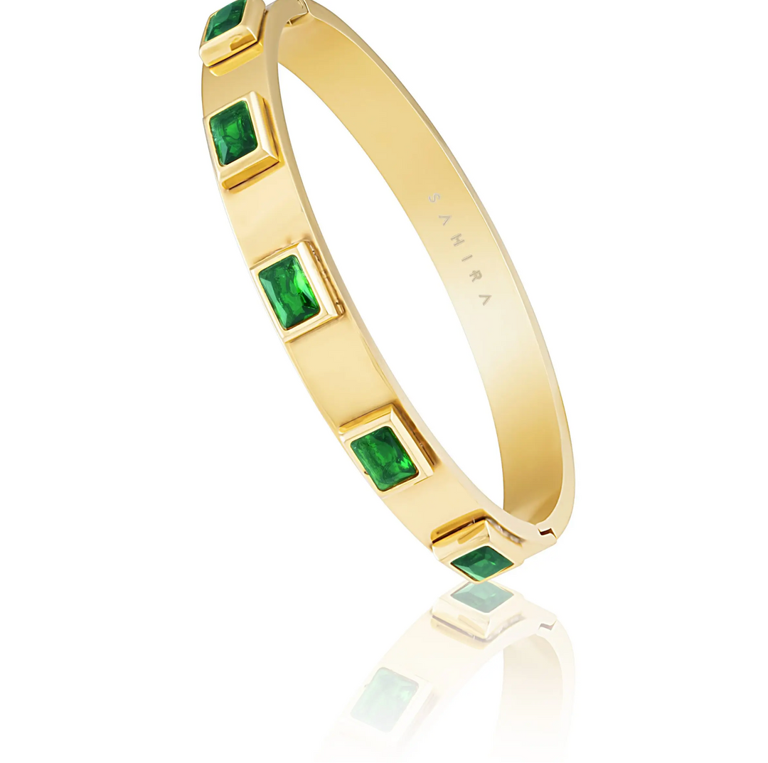 Sahira: Emerald Bracelet