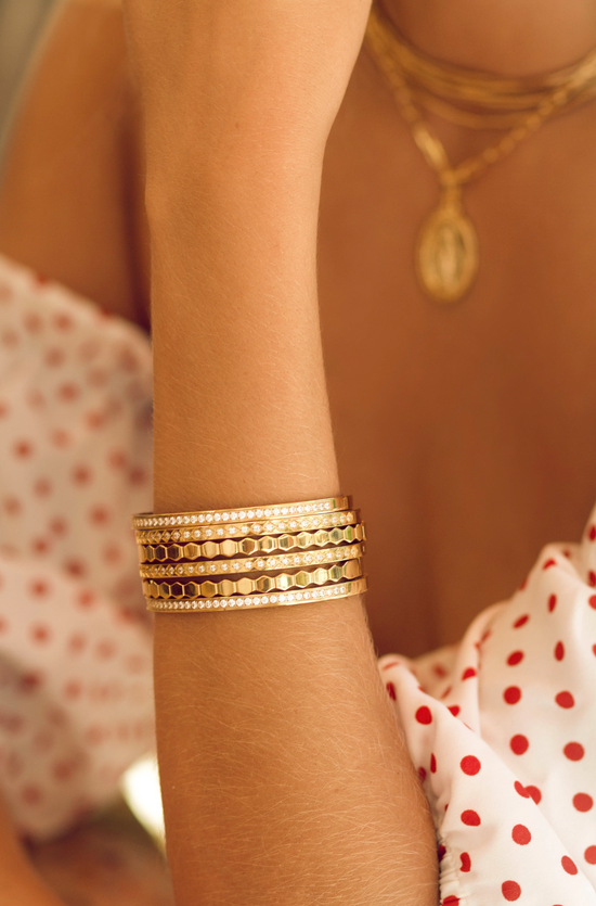 Sahira: Honeycomb Bracelet