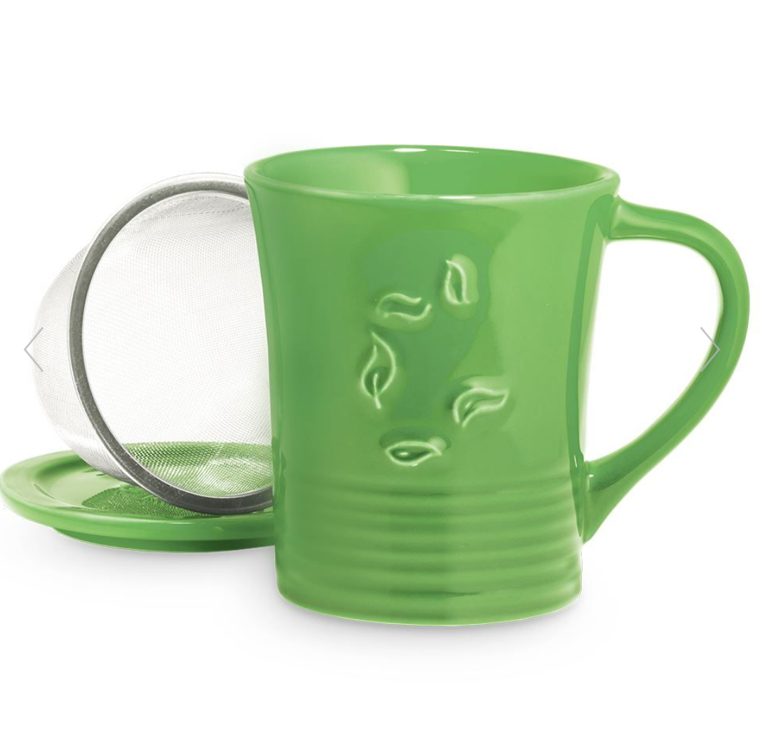 Load image into Gallery viewer, Daily Green Dancing Leaves Mug -Green
