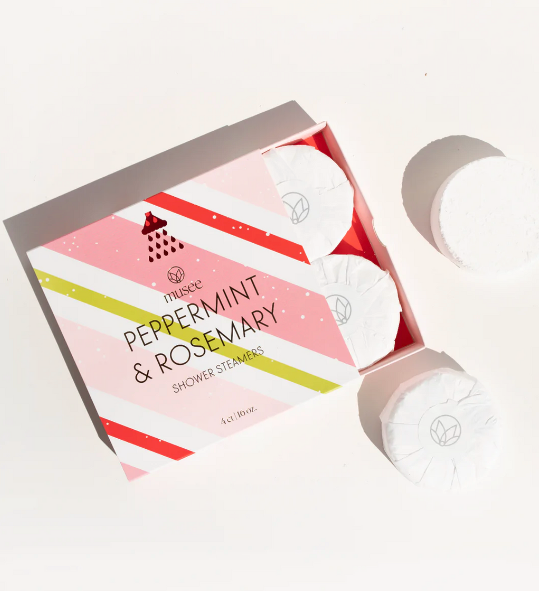 Musee:  Peppermint and Rosemary Shower Steamers