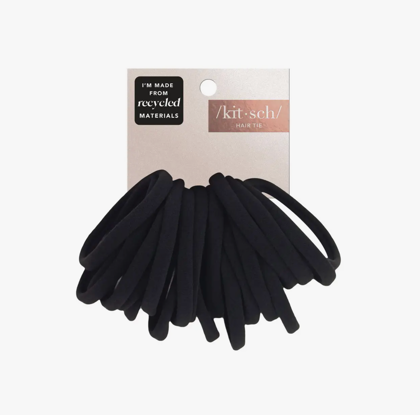 Load image into Gallery viewer, Kitsch: Eco-Friendly Nylon Elastics 20pc set - Black
