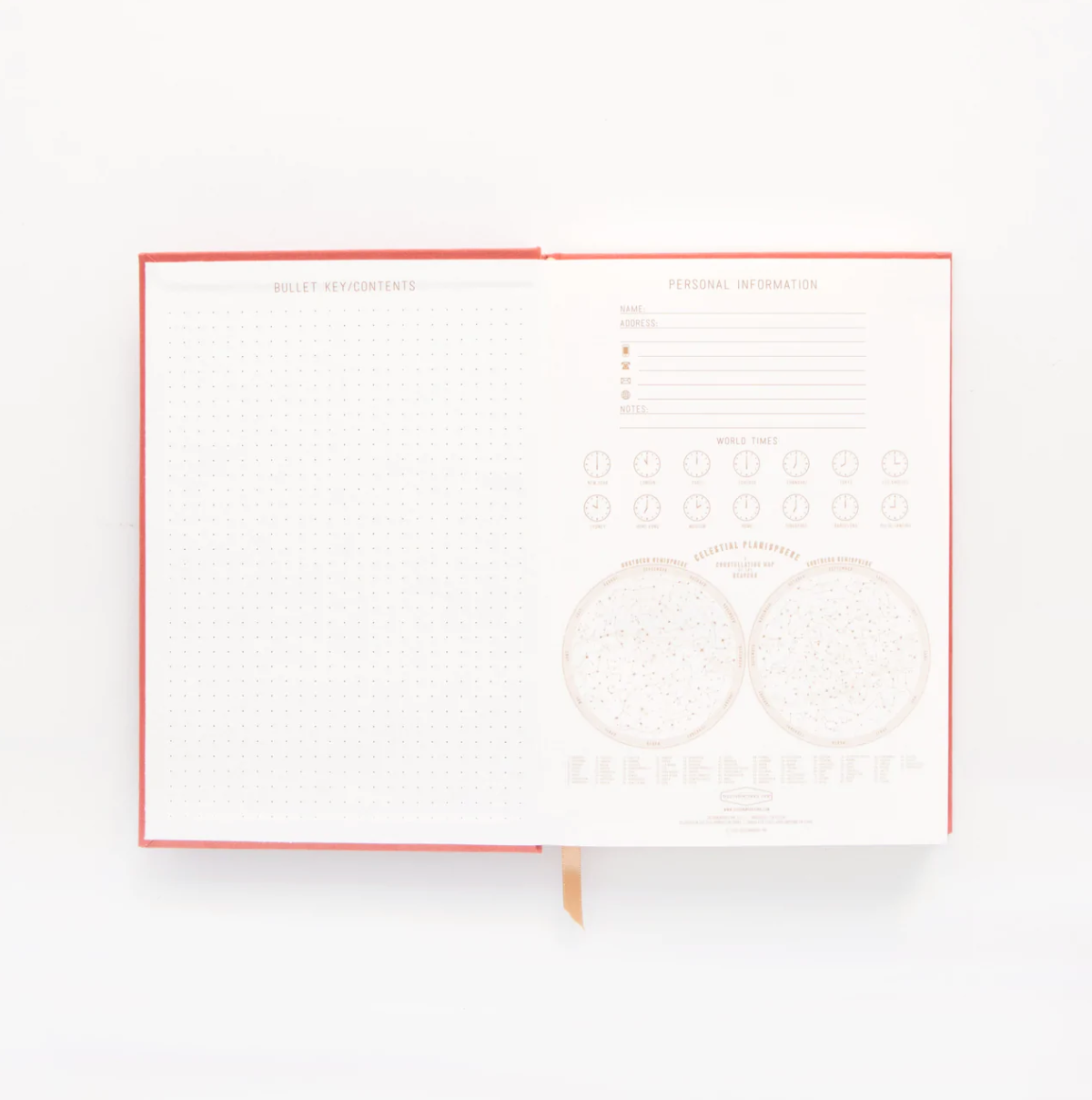 Hard Cover Suede Cloth Journal with Pocket - Radiant Rays