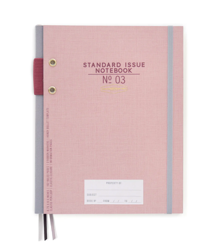 Standard Issue Notebook No.3 - Dusty Pink