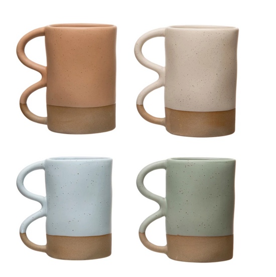Stoneware Mug -Matte Speckled Finish