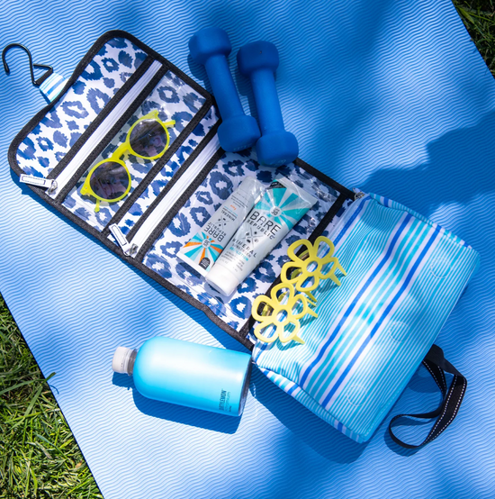 Beauty Burrito- Hanging Toiletry Bag- Scout