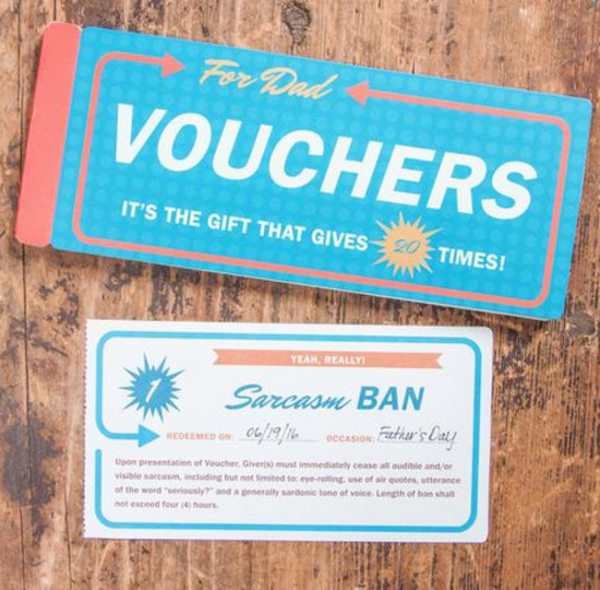 Vouchers for Dad